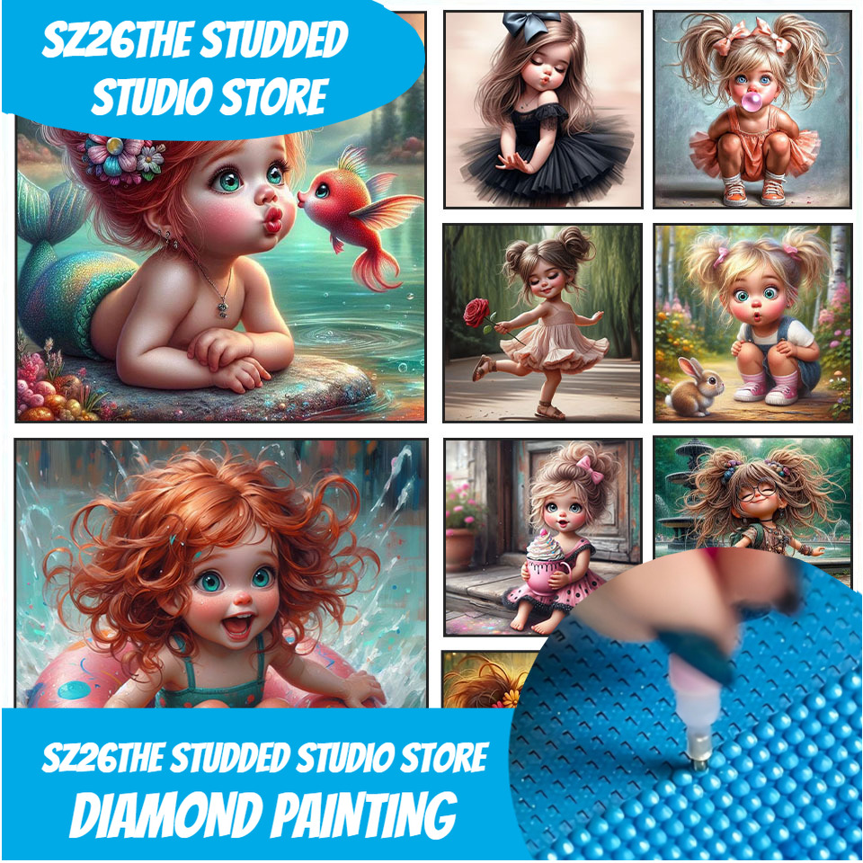 Embroidery Handicraft - Kit di Pittura Diamante 5D Fai-da-Te