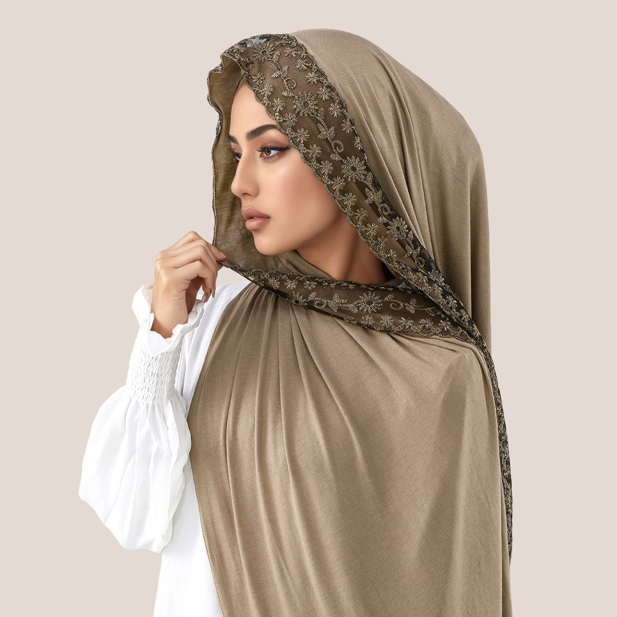 Embroidery Jersey - Maglia di cotone con ricamo in