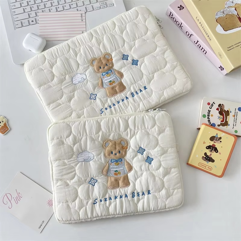 Embroidery Journal Book - Borsa per laptop con ricamo a
