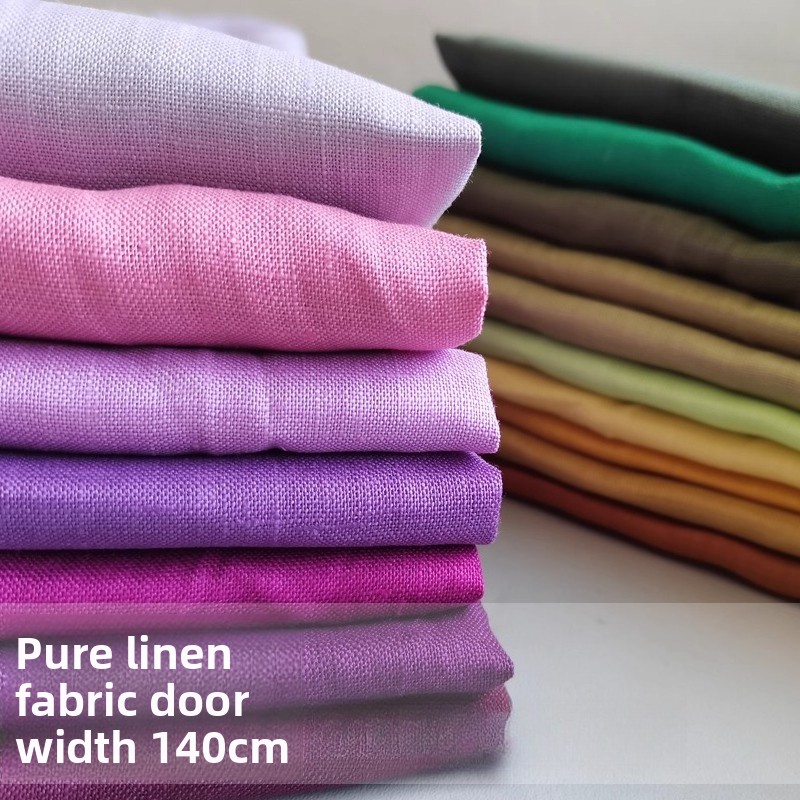 Linen Fabric Natural - Abito Estivo 100% Puro Lino e