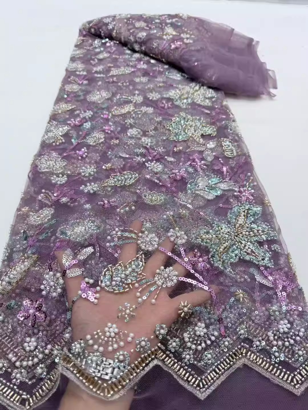 Tessuti ricamati con perline e - Embroidery Wedding recensione e prezzo