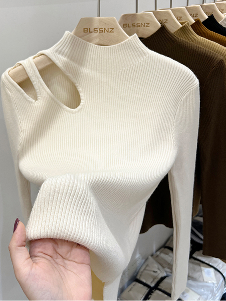 Maglione da donna a collo alto - Embroidery Thread Yarn recensione e prezzo