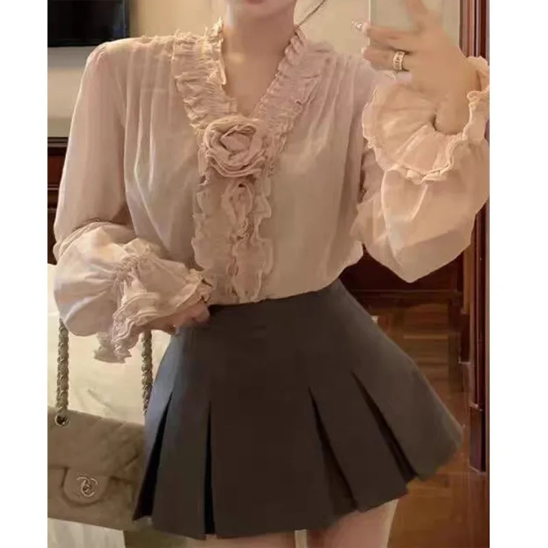 Camicia a maniche lunghe rosa  - Embroidery Jersey recensione e prezzo