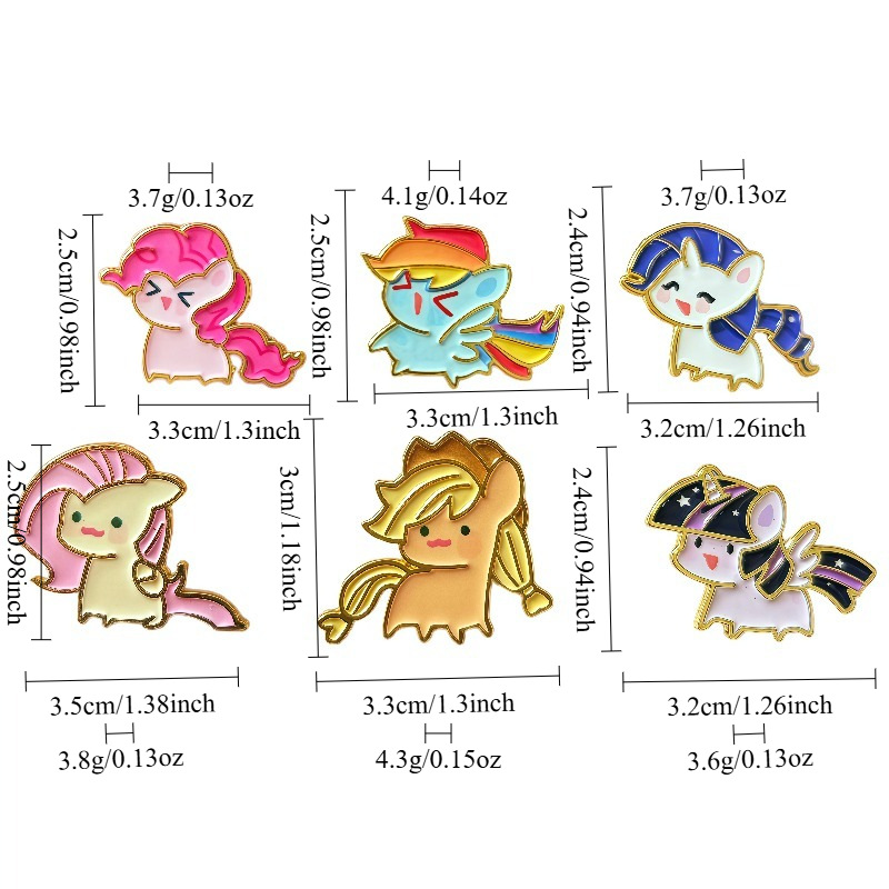 Spilla in metallo My Little Po - Embroidery Illustration recensione e prezzo