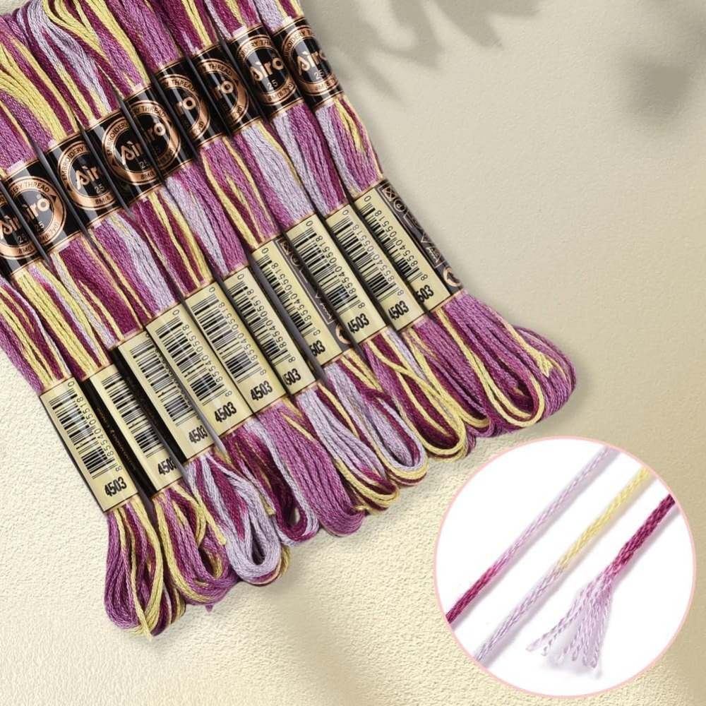 6 fili viola filo da ricamo va - Embroidery Kit Set recensione e prezzo