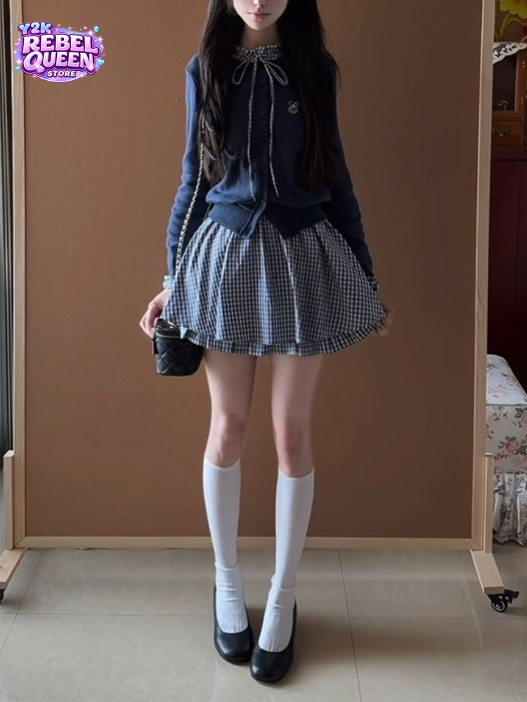 Set Giapponese Preppy Sweet da - Embroidery Cotton Shirt recensione e prezzo
