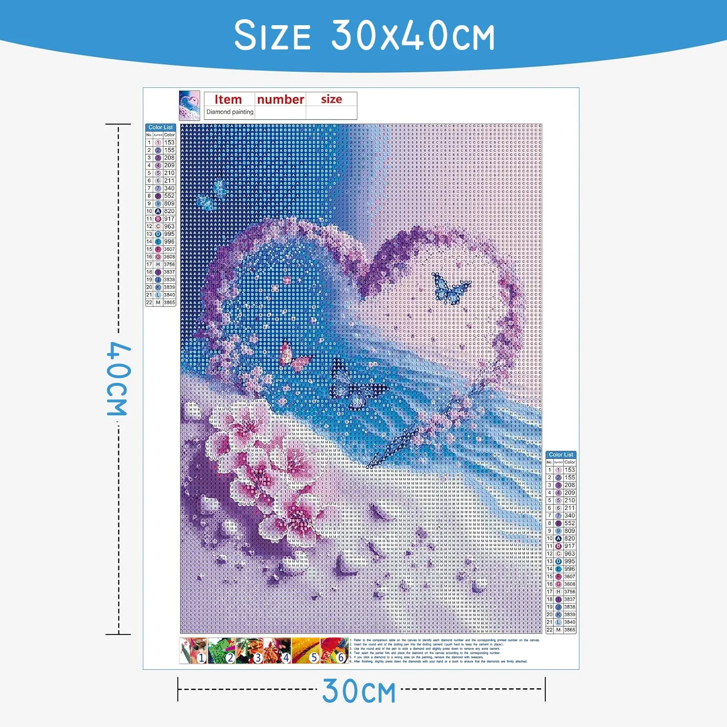 1 pz. Quadro senza cornice Dia - Embroidery Garments recensione e prezzo