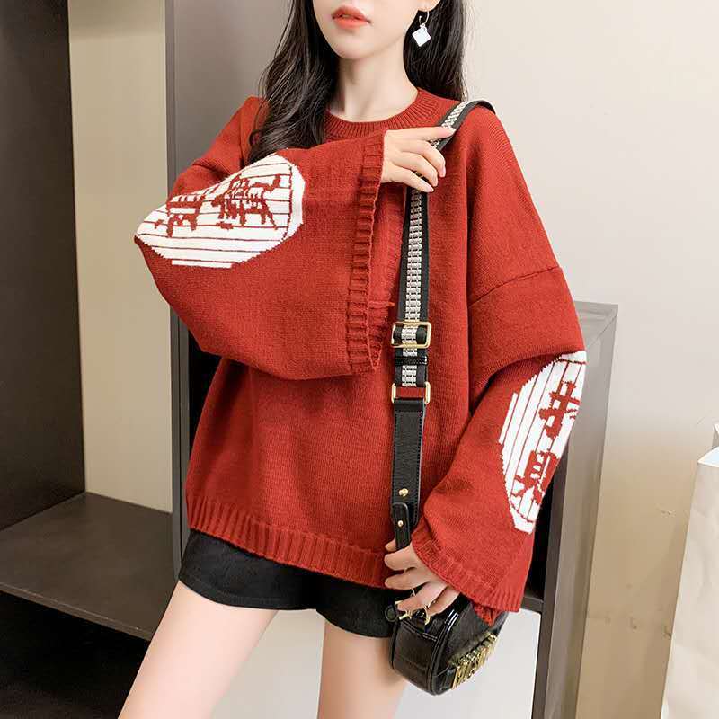 Maglione Lavorato a Maglia con - Embroidery Thread Yarn recensione e prezzo