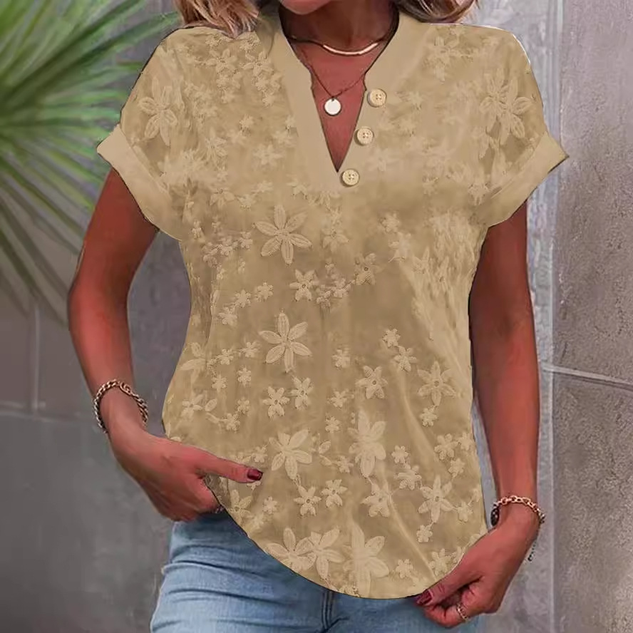 Camicetta da donna con ricamo  - Embroidery Jersey recensione e prezzo