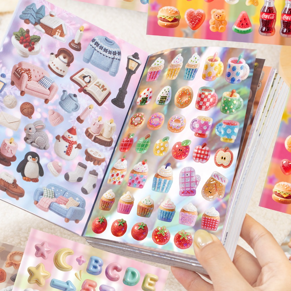 Adesivi 3D con Texture in Tess - Embroidery Journal Book recensione e prezzo