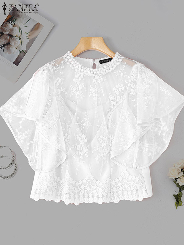 ZANZEA Camicetta ricamata da d - Embroidery Jersey recensione e prezzo