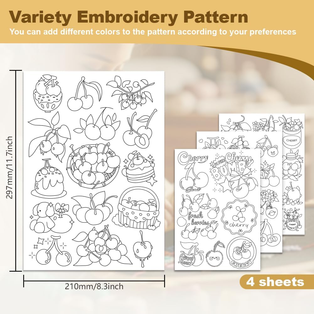 4 adesivi ricamati solubili in - Embroidery Web recensione e prezzo