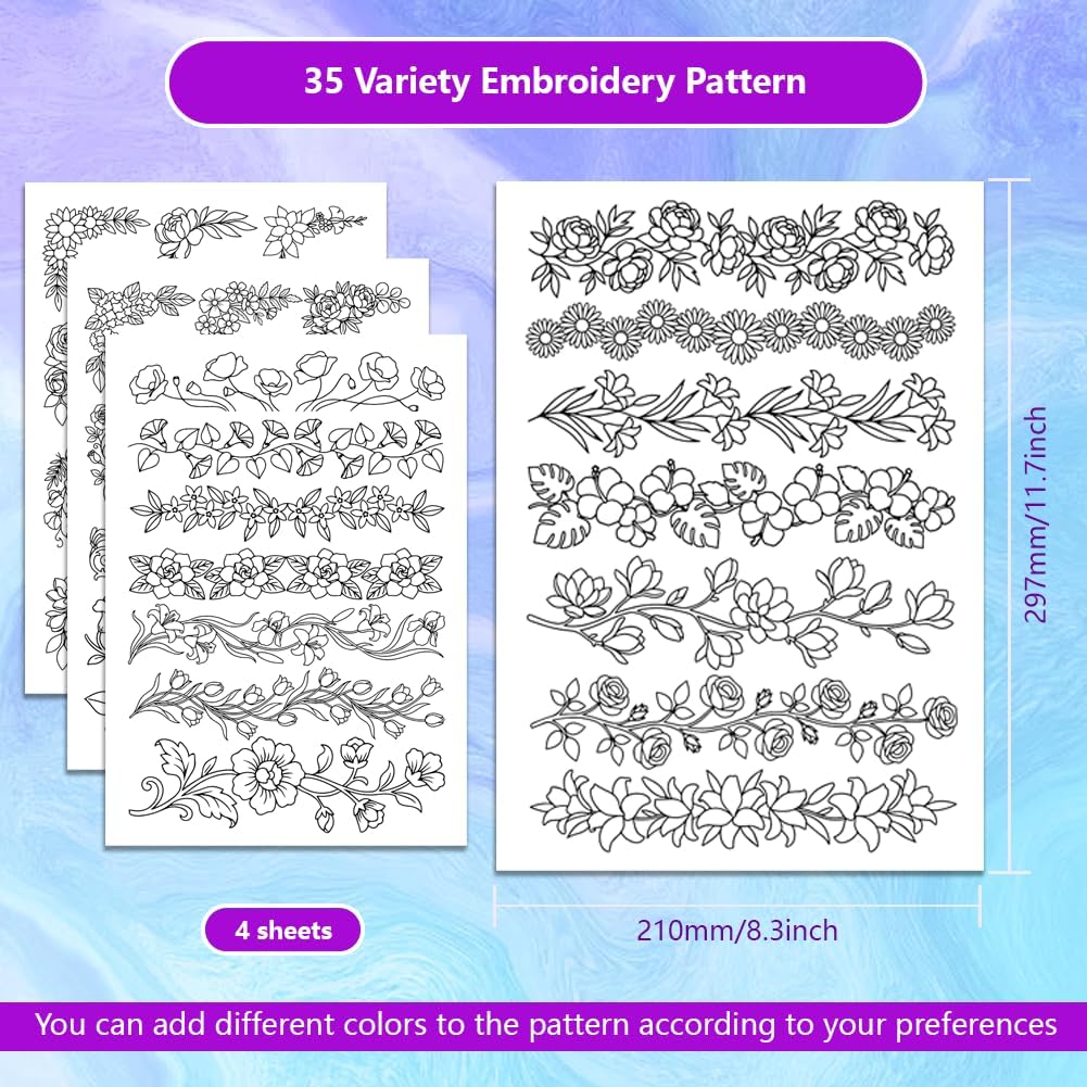 Carta per Ricamo Pre-Stampata  - Embroidery Web recensione e prezzo