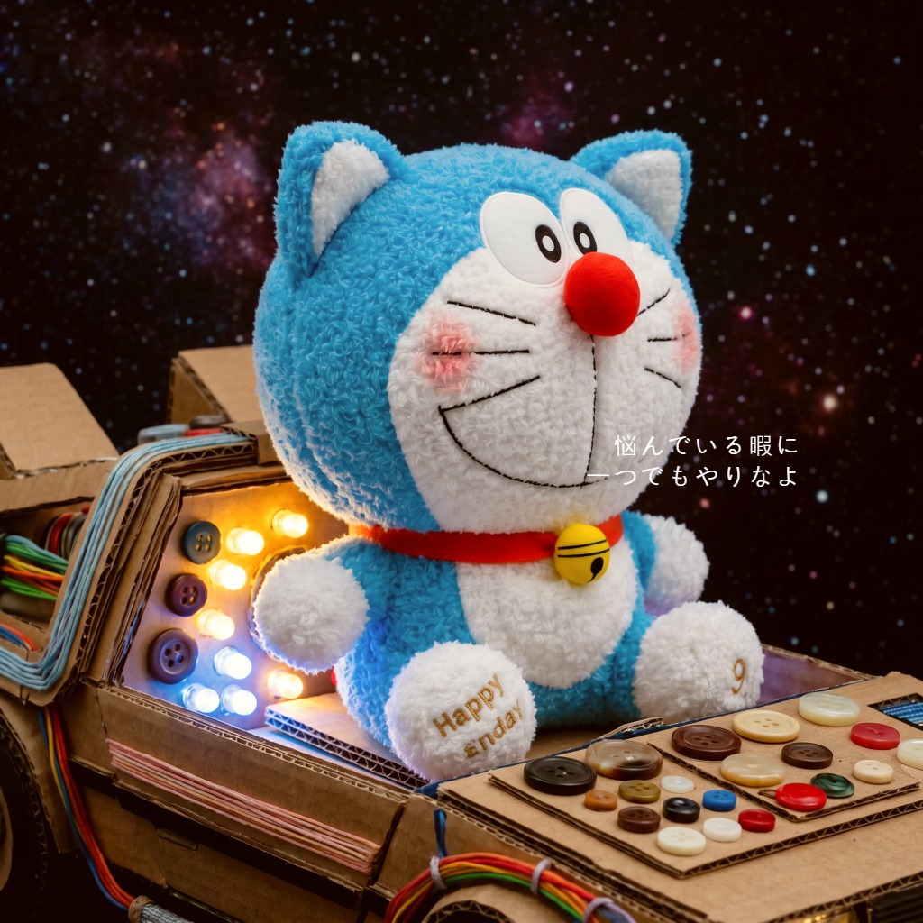 Adorabile Peluche di Doraemon  - Embroidery Design Love recensione e prezzo