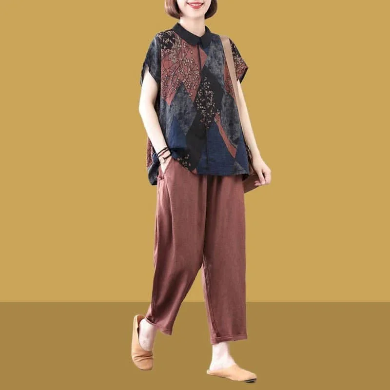 Pantaloni casual pop Set T-shi - Linen Fabric Natural recensione e prezzo